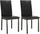 Coaster® Garza 2-Piece Black Upholstered Dining Chairs-2