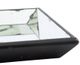 A & B Home Waverly Black Mirrored Square Tray-4