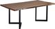 Porter International Designs Manzanita Harvest Dining Table with Black V Base-0