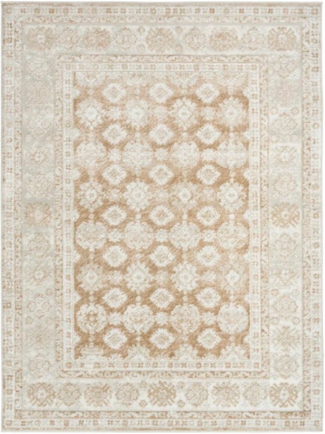 Nourison Home™ Dekor DEK02 Cream Beige 5'x7' Style 2 Area Rug-0