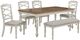 New Classic® Home Furnishings Jennifer 6-Piece Cream Dining Set-0