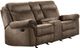 Homelegance® Aram Brown Manual Glider Double Reclining Loveseat-0