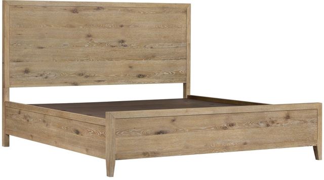 Intercon Norwich Antique Oak King Panel Bed-0