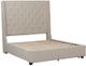 Mazin Furniture Fairborn Beige Full Panel Bed-1