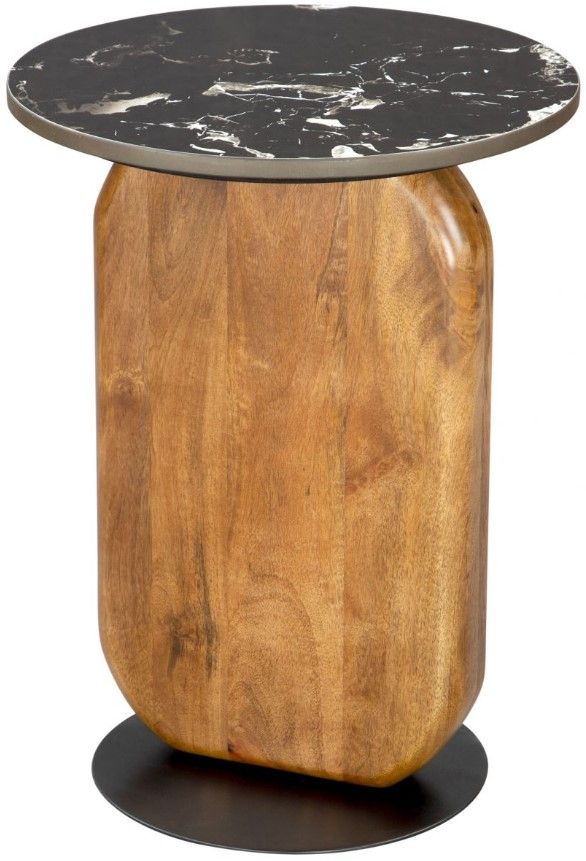 Zuo® Modern Pemba Black/Brown Side Table-2