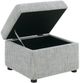 Coaster® Winter Gray Lift Top Storage Ottoman-5