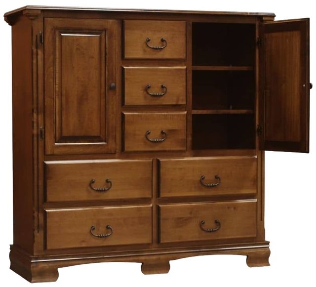 Wolfcraft Furniture Stonehaven Brown Clothing Coffer-1
