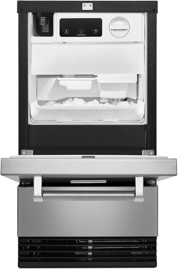 KitchenAid® 18" PrintShield Stainless Automatic Ice Maker-3