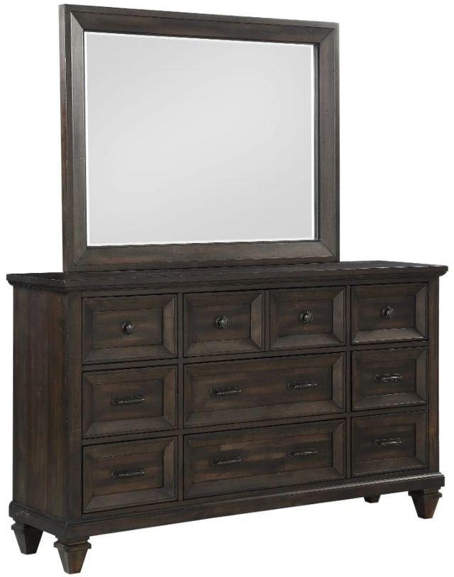 New Classic® Home Furnishings Sevilla Walnut Dresser and Mirror-0
