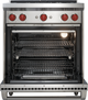 Wolf® 30" Stainless Steel Pro Style Liquid Propane Gas Range-1