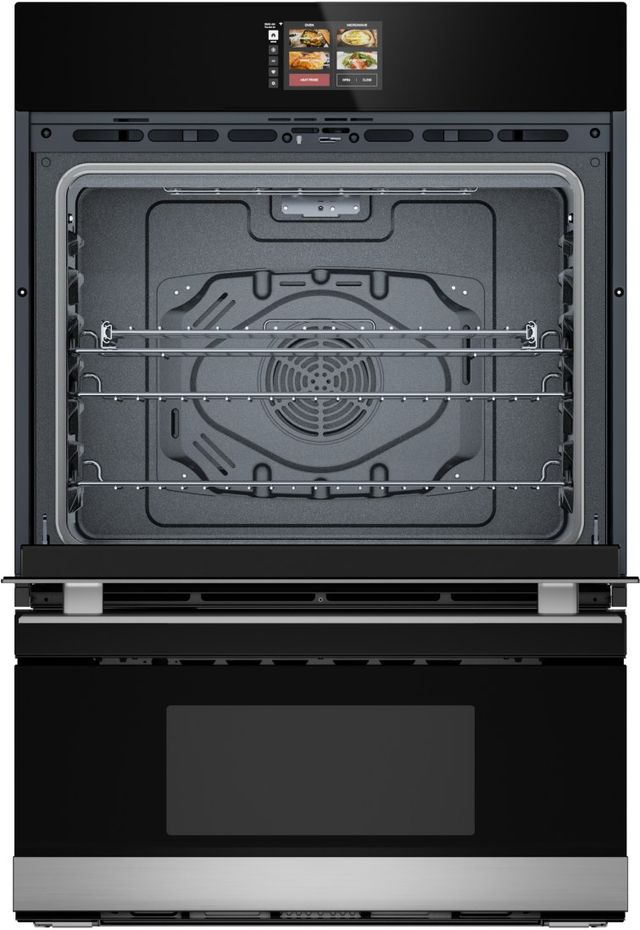 Sharp® 30" Black Smart Convection Electric Wall Oven Combo with Microwave Drawer™ Oven-3