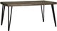 Liberty Furniture Horizons Rustic Caramel Rectangular Leg Table with Black Metal Hairpin Leg-0