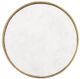 Fairfield® Veneto White Drink Table with Antique Gold Base-2