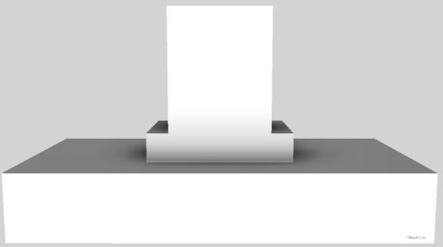 Vent-A-Hood® 54" White Contemporary Island Range Hood