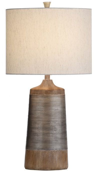 Stylecraft Haverhill Textured Resin Table Lamp-1