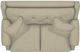 La-Z-Boy® Aberdeen Teak Loveseat-2