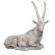 A & B Home Antique White Resting Antelope-1