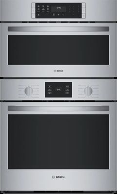 Bosch® 500 Series 30" Stainless Steel Oven/Micro Combination Electric Wall Oven