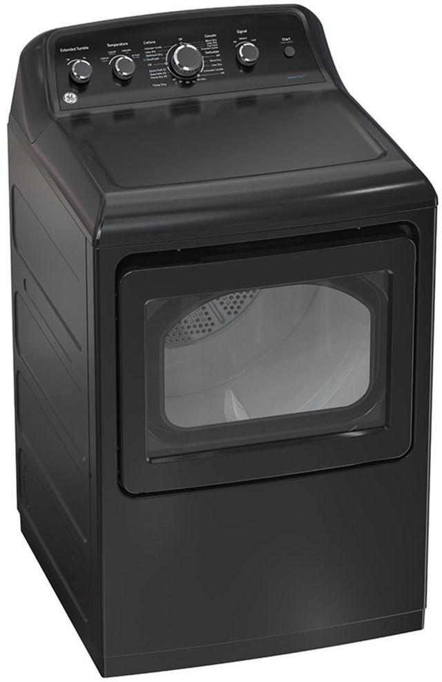 GE® 7.2 Cu. Ft. Diamond Grey Electric Dryer with SaniFresh Cycle-2