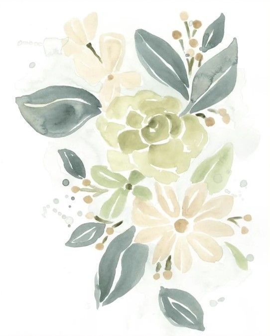 Classy Art Spring Greens I by June Erica Vess Wall Art-1