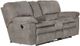 Catnapper® Reyes Graphite Lay Flat Reclining Console Loveseat with Storage and Cupholders-0