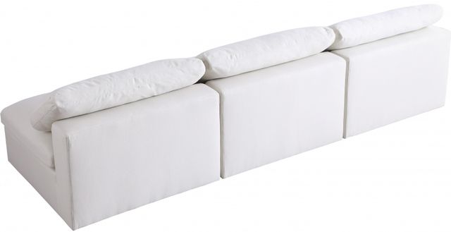 Meridian Furniture Serene 3-Piece Cream Armless Modular Sofa-1