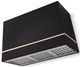 AGA Loge 48" Matte Black Wall Mounted Range Hood with Brushed Nickel Trim-0