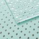 Olliix by Intelligent Design Aqua/Silver Queen Metallic Dot Printed Sheet Set-2