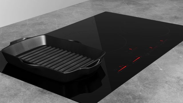 Elica Cooking Series Volta 36" Black Glass Induction Cooktop-1