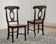 A-America® British Isles Antique Oak/Black Napoleon Dining Side Chair-2