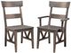 Handstone Chattanooga Arm Chair With Fabric Seat-2