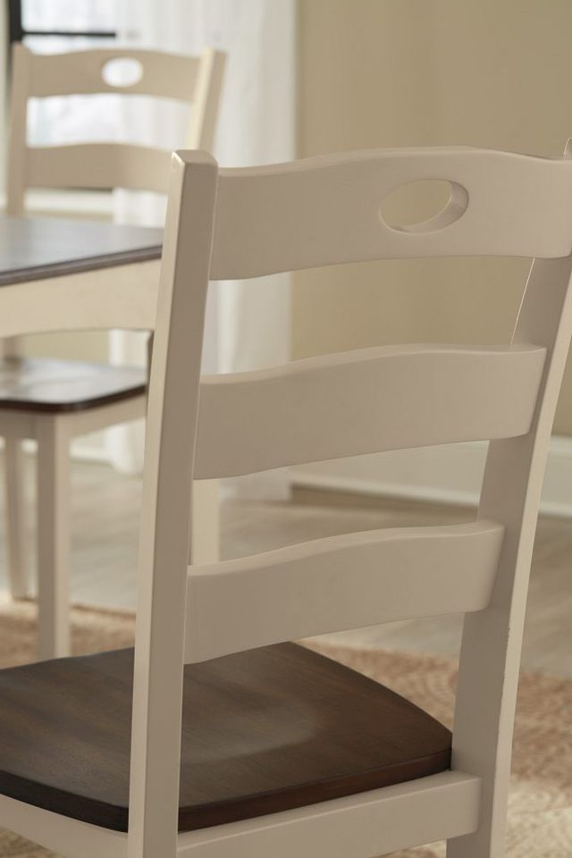 Signature Design by Ashley® Woodanville Brown/Cream Dining Side Chair-3
