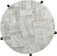 Hooker® Furniture Melange Blythe White Accent Table with Black Base-2