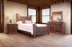 International Furniture Direct Madeira 4-Piece Brown Hand-Rubbed Queen Bedroom Set-3
