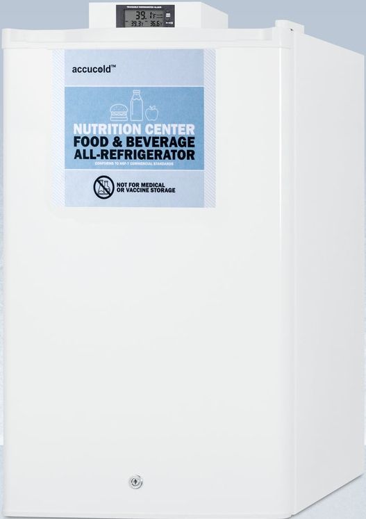 Accucold® Nutrition Center Series 17" 2.5 Cu. Ft. White Compact Refrigerator-1