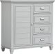 Magnussen Home® Charleston Harbor Gray 1-Door 4-Drawer Chest-0