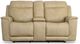 Flexsteel® Miller Latte Power Reclining Loveseat with Console and Power Headrests-1