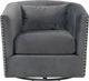 Elements International Stanton Royale Metal Swivel Chair-1