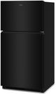 Whirlpool® 33" 21.3 Cu. Ft. Black Top Freezer Refrigerator with Total Coverage Cooling-3