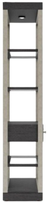 Riverside Furniture Millie Glazed Mocha Etagere-2