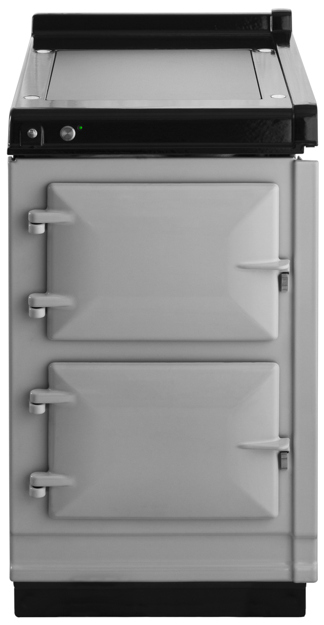 AGA 20" Pearl Ashes Hotcupboard with Warming Plate-0