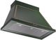 Ilve® Nostalgie II Noblesse 40" Emerald Green Wall Mounted Range Hood with Chrome Trim-1