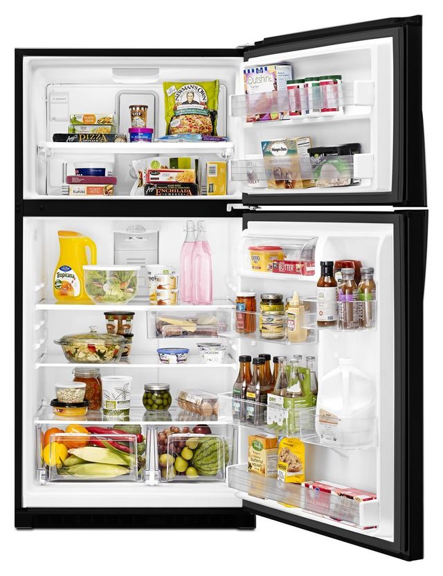 Whirlpool® 33 in. 21.3 Cu. Ft. Black Top Freezer Refrigerator-2