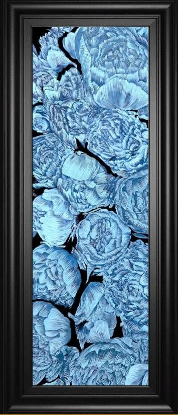 Classy Art Blue Peonies I by Melissa Wang Wall Art-0