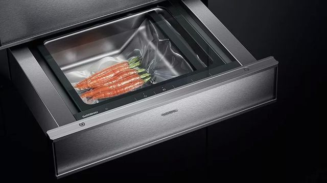 FLOOR MODEL Gaggenau 400 Series Stainless Steel Vacuuming Drawer-1