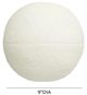 TOV Furniture Boba Cream 9" Round Throw Pillow-2