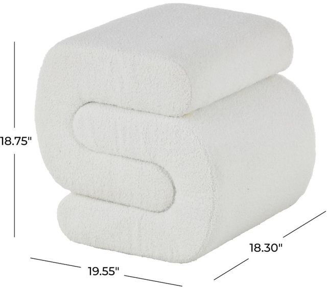 Deco Marche White Ottoman-2