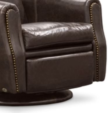 Fornirama 661 Dark Brown Club Accent Chair-1