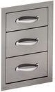Artisan™ 17" Stainless Steel Three Drawer Set-0