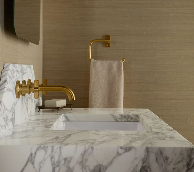 KOHLER® Castia™ by Studio McGee Polished Chrome Towel Ring -3